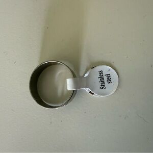 Stainless Steel Ring - FREE when you purchase 3 items from my closet